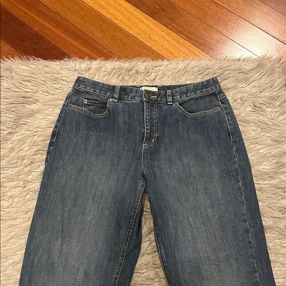 Talbots Petites Classic Blue Women’s Straight Leg Jeans Size 10 - Picture 2 of 6